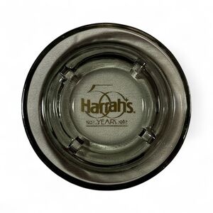 Harrah's 50th Anniversary Glass Ashtray